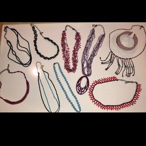 BEADED NECKLACE LOT